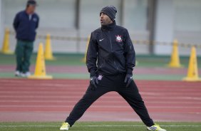 Durante o treino do Corinthians esta tarde no Wave Stadium Kariya, como preparao para a disputa do Campeonato Mundial Interclubes organizado pela FIFA, a ser jogado nas cidades de Toyota e Yokohama