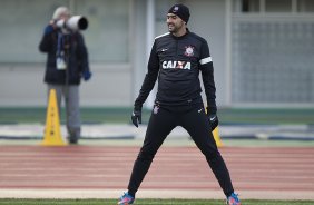 Durante o treino do Corinthians esta tarde no Wave Stadium Kariya, como preparao para a disputa do Campeonato Mundial Interclubes organizado pela FIFA, a ser jogado nas cidades de Toyota e Yokohama