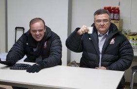 Durante o treino do Corinthians esta tarde no Wave Stadium Kariya, como preparao para a disputa do Campeonato Mundial Interclubes organizado pela FIFA, a ser jogado nas cidades de Toyota e Yokohama