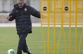 Durante o treino do Corinthians esta tarde no Wave Stadium Kariya, como preparao para a disputa do Campeonato Mundial Interclubes organizado pela FIFA, a ser jogado nas cidades de Toyota e Yokohama