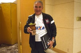 Durante o treino do Corinthians esta tarde no Wave Stadium Kariya, como preparao para a disputa do Campeonato Mundial Interclubes organizado pela FIFA, a ser jogado nas cidades de Toyota e Yokohama