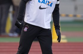 Durante o treino do Corinthians esta tarde no Wave Stadium Kariya, como preparao para a disputa do Campeonato Mundial Interclubes organizado pela FIFA, a ser jogado nas cidades de Toyota e Yokohama