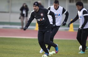 Durante o treino do Corinthians esta tarde no Wave Stadium Kariya, como preparao para a disputa do Campeonato Mundial Interclubes organizado pela FIFA, a ser jogado nas cidades de Toyota e Yokohama