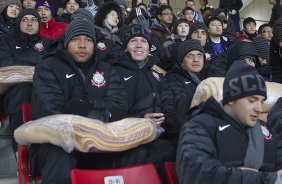 Mais a comissão tecnica fora ao estádio de Toyota, para assistir ao jogo entre o Al Ahly, do Egito, e o Sanfrecce Hiroshima, após o treino desta tarde no Wave Stadium Kariya, como preparação para a disputa do Campeonato Mundial Interclubes organizado pela FIFA, a ser jogado nas cidades de Toyota e Yokohama