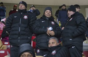 Mais a comisso tecnica fora ao estdio de Toyota, para assistir ao jogo entre o Al Ahly, do Egito, e o Sanfrecce Hiroshima, aps o treino desta tarde no Wave Stadium Kariya, como preparao para a disputa do Campeonato Mundial Interclubes organizado pela FIFA, a ser jogado nas cidades de Toyota e Yokohama