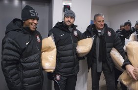 Mais a comissão tecnica fora ao estádio de Toyota, para assistir ao jogo entre o Al Ahly, do Egito, e o Sanfrecce Hiroshima, após o treino desta tarde no Wave Stadium Kariya, como preparação para a disputa do Campeonato Mundial Interclubes organizado pela FIFA, a ser jogado nas cidades de Toyota e Yokohama