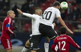 Durante o jogo esta noite entre Corinthians/Brasil x Al Ahly/Egito/Africa, vlido pela semi-final do Campeonato Mundial Interclubes organizado pela FIFA, a ser jogado nas cidades de Toyota e Yokohama