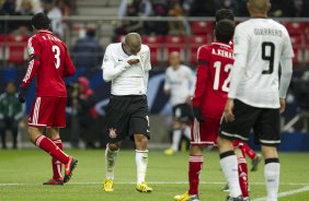 Durante o jogo esta noite entre Corinthians/Brasil x Al Ahly/Egito/Africa, válido pela semi-final do Campeonato Mundial Interclubes organizado pela FIFA, a ser jogado nas cidades de Toyota e Yokohama