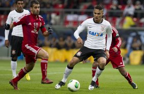 Durante o jogo esta noite entre Corinthians/Brasil x Al Ahly/Egito/Africa, válido pela semi-final do Campeonato Mundial Interclubes organizado pela FIFA, a ser jogado nas cidades de Toyota e Yokohama