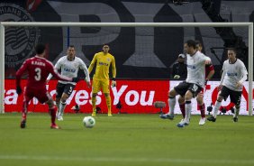 Durante o jogo esta noite entre Corinthians/Brasil x Al Ahly/Egito/Africa, válido pela semi-final do Campeonato Mundial Interclubes organizado pela FIFA, a ser jogado nas cidades de Toyota e Yokohama