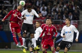 Durante o jogo esta noite entre Corinthians/Brasil x Al Ahly/Egito/Africa, válido pela semi-final do Campeonato Mundial Interclubes organizado pela FIFA, a ser jogado nas cidades de Toyota e Yokohama