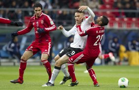 Durante o jogo esta noite entre Corinthians/Brasil x Al Ahly/Egito/Africa, vlido pela semi-final do Campeonato Mundial Interclubes organizado pela FIFA, a ser jogado nas cidades de Toyota e Yokohama