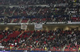 Durante o jogo esta noite entre Corinthians/Brasil x Al Ahly/Egito/Africa, válido pela semi-final do Campeonato Mundial Interclubes organizado pela FIFA, a ser jogado nas cidades de Toyota e Yokohama