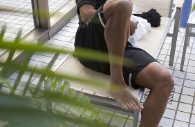 Durante o treino de recuperao do Corinthians, na piscina do Hilton Hotel, esta manh aps o jogo contra o Al Ahly, do Egito/Africa, primeiro jogo da disputa do Campeonato Mundial Interclubes organizado pela FIFA, a ser jogado nas cidades de Toyota e Yokohama