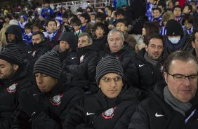 E a comissao tecnica foram assistir ao jogo Chelsea/Inglaterra x Monterrey/México