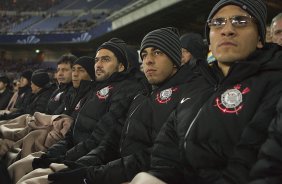 E a comissao tecnica foram assistir ao jogo Chelsea/Inglaterra x Monterrey/México