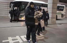 E a comissao tecnica foram assistir ao jogo Chelsea/Inglaterra x Monterrey/México