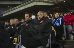 E a comissao tecnica foram assistir ao jogo Chelsea/Inglaterra x Monterrey/México