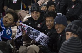 E a comissao tecnica foram assistir ao jogo Chelsea/Inglaterra x Monterrey/México