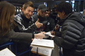 E a comissao tecnica foram assistir ao jogo Chelsea/Inglaterra x Monterrey/México