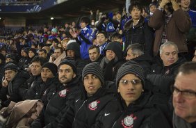 E a comissao tecnica foram assistir ao jogo Chelsea/Inglaterra x Monterrey/México