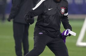 Durante o treino do Corinthians esta noite no Yokohama Stadium, na cidade de Yokohama/Japao; o time se prepara para o jogo contra o Chelsea/Inglaterra, amanhã, dia 16/12, domingo, na disputa do titulo de Campeão Mundial Interclubes 2012 organizado pela FIFA - Yokohama/Japan