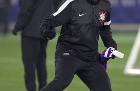 Durante o treino do Corinthians esta noite no Yokohama Stadium, na cidade de Yokohama/Japao; o time se prepara para o jogo contra o Chelsea/Inglaterra, amanh, dia 16/12, domingo, na disputa do titulo de Campeo Mundial Interclubes 2012 organizado pela FIFA - Yokohama/Japan