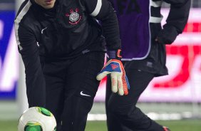 Durante o treino do Corinthians esta noite no Yokohama Stadium, na cidade de Yokohama/Japao; o time se prepara para o jogo contra o Chelsea/Inglaterra, amanhã, dia 16/12, domingo, na disputa do titulo de Campeão Mundial Interclubes 2012 organizado pela FIFA - Yokohama/Japan