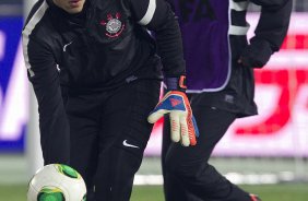 Durante o treino do Corinthians esta noite no Yokohama Stadium, na cidade de Yokohama/Japao; o time se prepara para o jogo contra o Chelsea/Inglaterra, amanh, dia 16/12, domingo, na disputa do titulo de Campeo Mundial Interclubes 2012 organizado pela FIFA - Yokohama/Japan