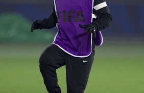 Durante o treino do Corinthians esta noite no Yokohama Stadium, na cidade de Yokohama/Japao; o time se prepara para o jogo contra o Chelsea/Inglaterra, amanh, dia 16/12, domingo, na disputa do titulo de Campeo Mundial Interclubes 2012 organizado pela FIFA - Yokohama/Japan