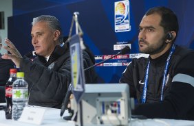 Durante o treino do Corinthians esta noite no Yokohama Stadium, na cidade de Yokohama/Japao; o time se prepara para o jogo contra o Chelsea/Inglaterra, amanhã, dia 16/12, domingo, na disputa do titulo de Campeão Mundial Interclubes 2012 organizado pela FIFA - Yokohama/Japan