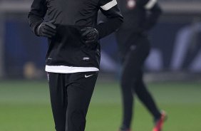 Durante o treino do Corinthians esta noite no Yokohama Stadium, na cidade de Yokohama/Japao; o time se prepara para o jogo contra o Chelsea/Inglaterra, amanhã, dia 16/12, domingo, na disputa do titulo de Campeão Mundial Interclubes 2012 organizado pela FIFA - Yokohama/Japan