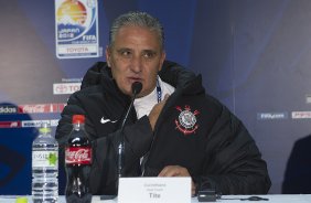 Durante o treino do Corinthians esta noite no Yokohama Stadium, na cidade de Yokohama/Japao; o time se prepara para o jogo contra o Chelsea/Inglaterra, amanh, dia 16/12, domingo, na disputa do titulo de Campeo Mundial Interclubes 2012 organizado pela FIFA - Yokohama/Japan