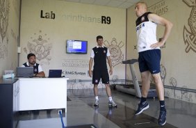 Durante o treino realizado esta manh no CT Joaquim Grava, localizado no Parque Ecolgico do Tiete. O prximo jogo da equipe ser domingo, dia 20/01, contra o Paulista de Jundia, no estdio Jaime Cintra , em Jundia, vlido pela 1 rodada do Campeonato Paulista de 2013