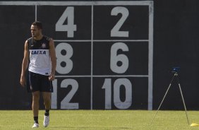 Durante o treino realizado esta manh no CT Joaquim Grava, localizado no Parque Ecolgico do Tiete. O prximo jogo da equipe ser domingo, dia 20/01, contra o Paulista de Jundia, no estdio Jaime Cintra , em Jundia, vlido pela 1 rodada do Campeonato Paulista de 2013