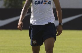 Durante o treino realizado esta manh no CT Joaquim Grava, localizado no Parque Ecolgico do Tiete. O prximo jogo da equipe ser domingo, dia 20/01, contra o Paulista de Jundia, no estdio Jaime Cintra , em Jundia, vlido pela 1 rodada do Campeonato Paulista de 2013