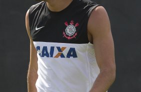 Durante o treino realizado esta manh no CT Joaquim Grava, localizado no Parque Ecolgico do Tiete. O prximo jogo da equipe ser domingo, dia 20/01, contra o Paulista de Jundia, no estdio Jaime Cintra , em Jundia, vlido pela 1 rodada do Campeonato Paulista de 2013