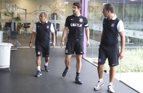 O atacante Alexandre Pato antes dos exames realizados esta manhã no CT Joaquim Grava, localizado no Parque Ecológico do Tiete. O próximo jogo da equipe será domingo, dia 20/01, contra o Paulista de Jundiaí, no estádio Jaime Cintra , em Jundiaí, válido pela 1ª rodada do Campeonato Paulista de 2013