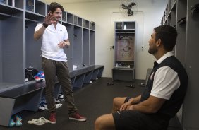 O atacante Alexandre Pato antes dos exames realizados esta manhã no CT Joaquim Grava, localizado no Parque Ecológico do Tiete. O próximo jogo da equipe será domingo, dia 20/01, contra o Paulista de Jundiaí, no estádio Jaime Cintra , em Jundiaí, válido pela 1ª rodada do Campeonato Paulista de 2013