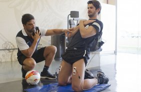 O atacante Alexandre Pato continua seus exames esta tarde no CT Joaquim Grava, localizado no Parque Ecológico do Tiete. O próximo jogo da equipe será domingo, dia 20/01, contra o Paulista de Jundiaí, no estádio Jaime Cintra , em Jundiaí, válido pela 1ª rodada do Campeonato Paulista de 2013
