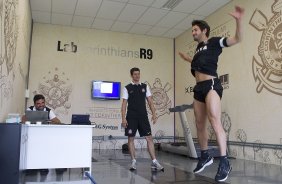 O atacante Alexandre Pato continua seus exames esta tarde no CT Joaquim Grava, localizado no Parque Ecológico do Tiete. O próximo jogo da equipe será domingo, dia 20/01, contra o Paulista de Jundiaí, no estádio Jaime Cintra , em Jundiaí, válido pela 1ª rodada do Campeonato Paulista de 2013