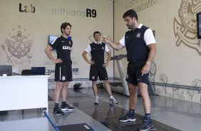 O atacante Alexandre Pato continua seus exames esta tarde no CT Joaquim Grava, localizado no Parque Ecológico do Tiete. O próximo jogo da equipe será domingo, dia 20/01, contra o Paulista de Jundiaí, no estádio Jaime Cintra , em Jundiaí, válido pela 1ª rodada do Campeonato Paulista de 2013