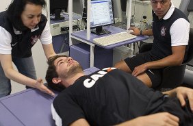 O atacante Alexandre Pato continua seus exames esta tarde no CT Joaquim Grava, localizado no Parque Ecológico do Tiete. O próximo jogo da equipe será domingo, dia 20/01, contra o Paulista de Jundiaí, no estádio Jaime Cintra , em Jundiaí, válido pela 1ª rodada do Campeonato Paulista de 2013