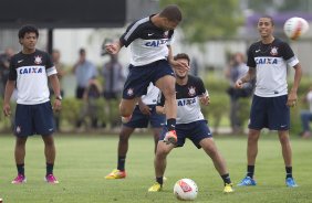 Durante o treino desta tarde no CT Joaquim Grava, localizado no Parque Ecolgico do Tiete. O prximo jogo da equipe ser domingo, dia 20/01, contra o Paulista de Jundia, no estdio Jaime Cintra , em Jundia, vlido pela 1 rodada do Campeonato Paulista de 2013