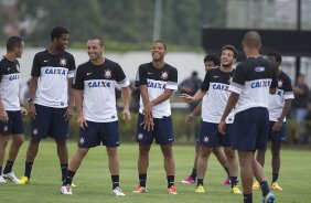 Durante o treino desta tarde no CT Joaquim Grava, localizado no Parque Ecolgico do Tiete. O prximo jogo da equipe ser domingo, dia 20/01, contra o Paulista de Jundia, no estdio Jaime Cintra , em Jundia, vlido pela 1 rodada do Campeonato Paulista de 2013