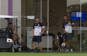 Durante o treino desta tarde no CT Joaquim Grava, localizado no Parque Ecolgico do Tiete. O prximo jogo da equipe ser domingo, dia 20/01, contra o Paulista de Jundia, no estdio Jaime Cintra , em Jundia, vlido pela 1 rodada do Campeonato Paulista de 2013