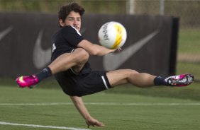 Durante o treino de hoje a tarde no CT Joaquim Grava, localizado no Parque Ecolgico do Tiete. O prximo jogo da equipe ser domingo, dia 20/01, contra o Paulista de Jundia, no estdio Jaime Cintra , em Jundia, vlido pela 1 rodada do Campeonato Paulista de 2013