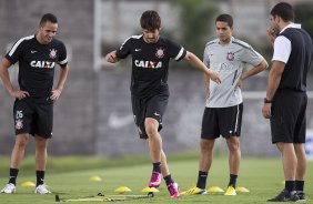 Durante o treino de hoje a tarde no CT Joaquim Grava, localizado no Parque Ecolgico do Tiete. O prximo jogo da equipe ser domingo, dia 20/01, contra o Paulista de Jundia, no estdio Jaime Cintra , em Jundia, vlido pela 1 rodada do Campeonato Paulista de 2013