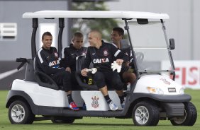 Durante o treino de hoje a tarde no CT Joaquim Grava, localizado no Parque Ecolgico do Tiete. O prximo jogo da equipe ser domingo, dia 20/01, contra o Paulista de Jundia, no estdio Jaime Cintra , em Jundia, vlido pela 1 rodada do Campeonato Paulista de 2013