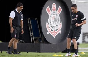 Durante o treino de hoje a tarde no CT Joaquim Grava, localizado no Parque Ecolgico do Tiete. O prximo jogo da equipe ser domingo, dia 20/01, contra o Paulista de Jundia, no estdio Jaime Cintra , em Jundia, vlido pela 1 rodada do Campeonato Paulista de 2013